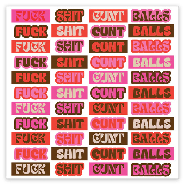 Fucking Bad Day Sticker Sheet