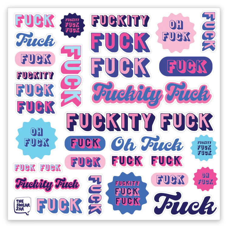 Fuckity Fuck Sticker Sheet