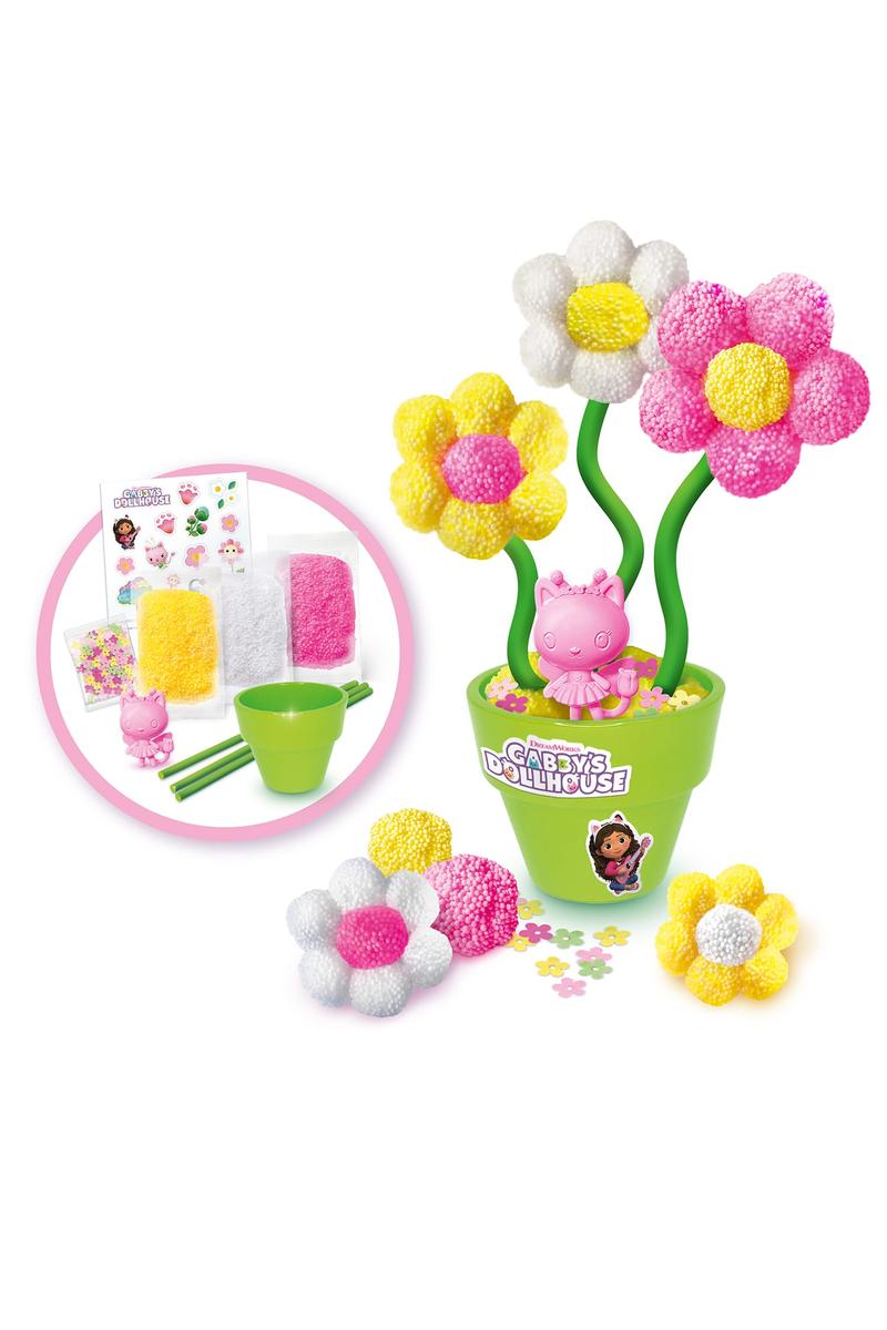 Gabby's Dollhouse Mini Cat Box Sensory Kit Kitty Fairy Foam Flowers
