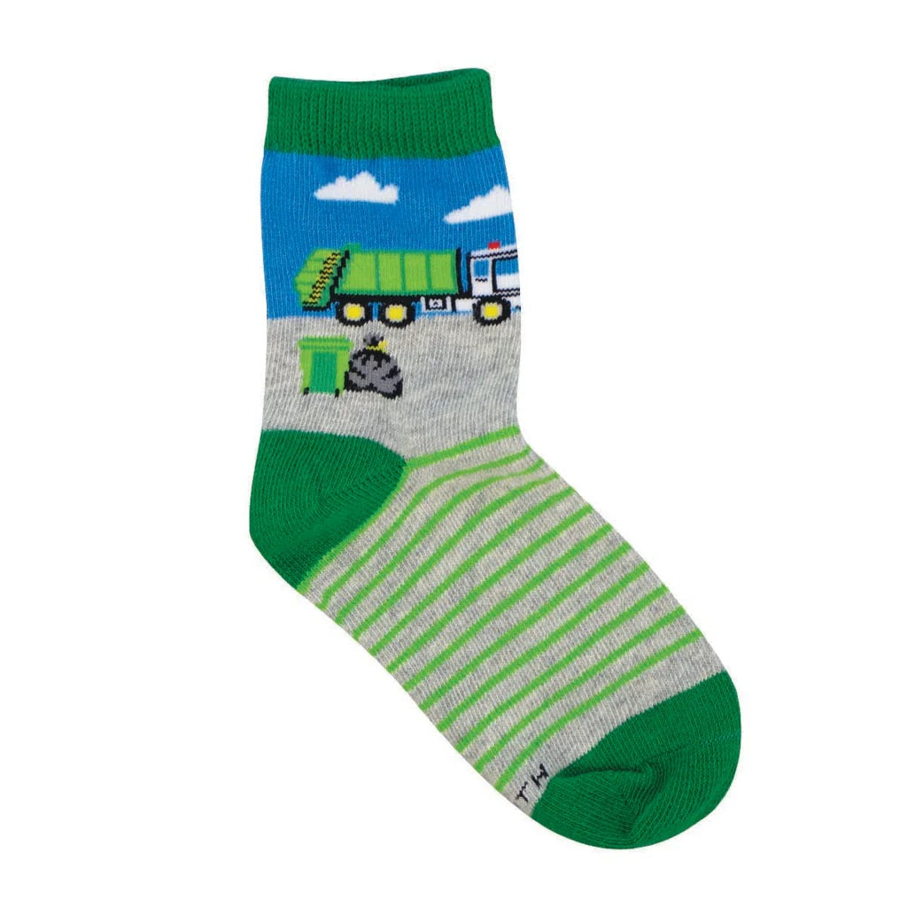 Garbage Man Kid's Socks (2-4 Years)