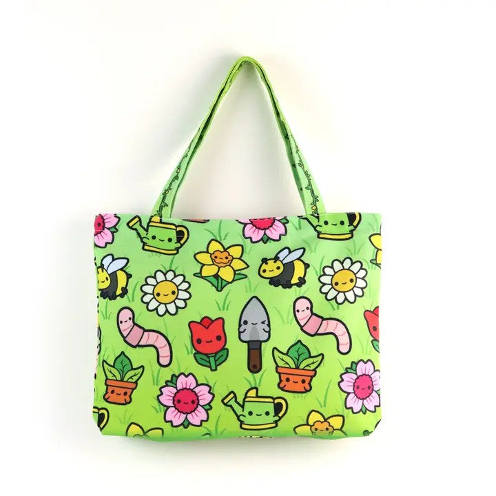 Garden Party Zipper Tote