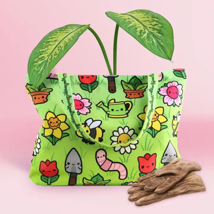 Garden Party Zipper Tote
