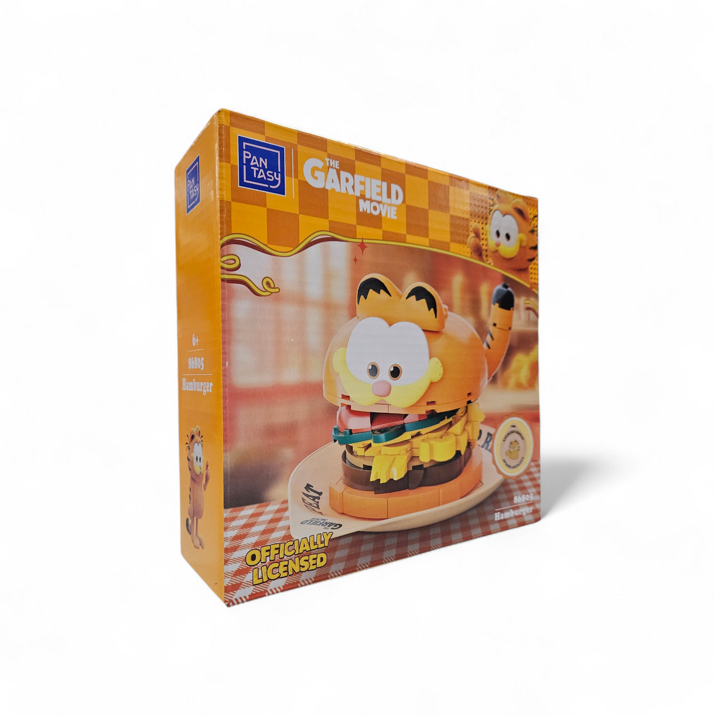 Garfield Hamburger 3D Bricks Puzzle