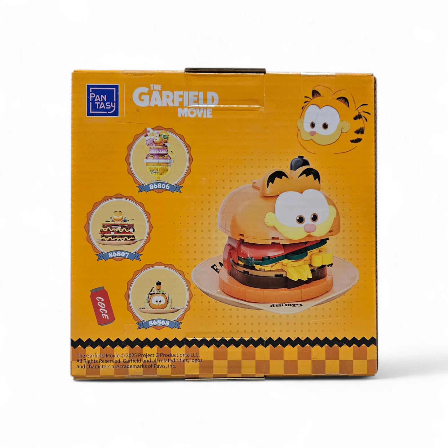 Garfield Hamburger 3D Bricks Puzzle