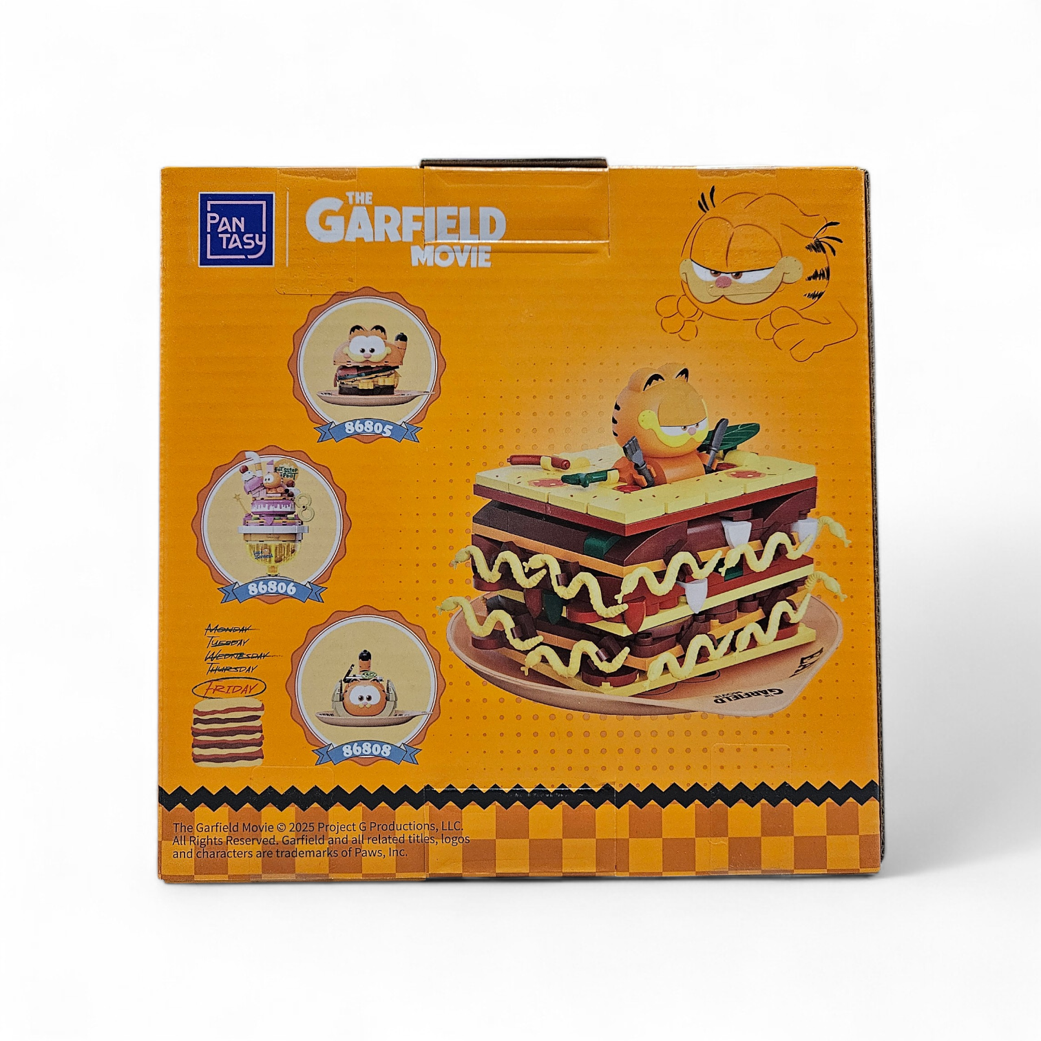 Garfield Lasagna 3D Bricks Puzzle