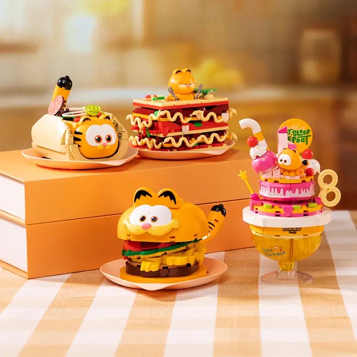 Garfield Taco 3D Bricks Puzzle