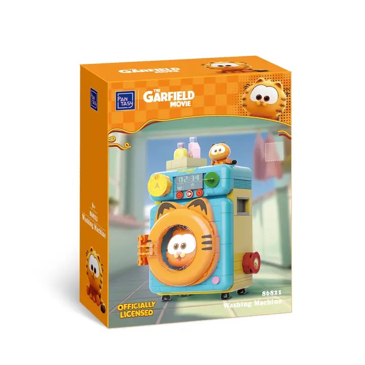 Garfield Washing Machine 3D Bricks Puzzle