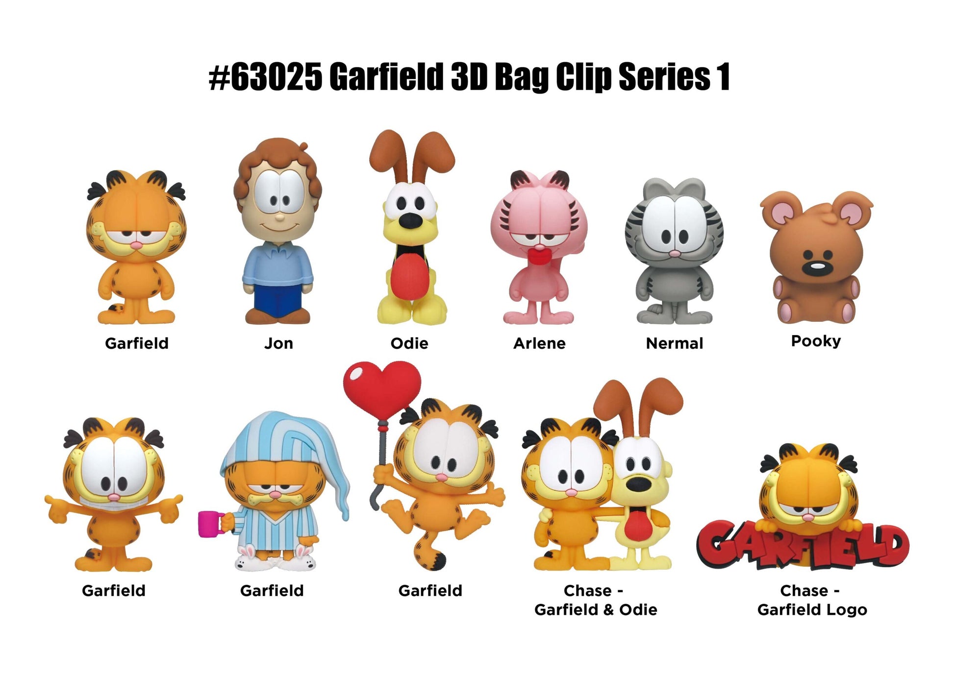 Garfield Figural Bag Clip Series 1