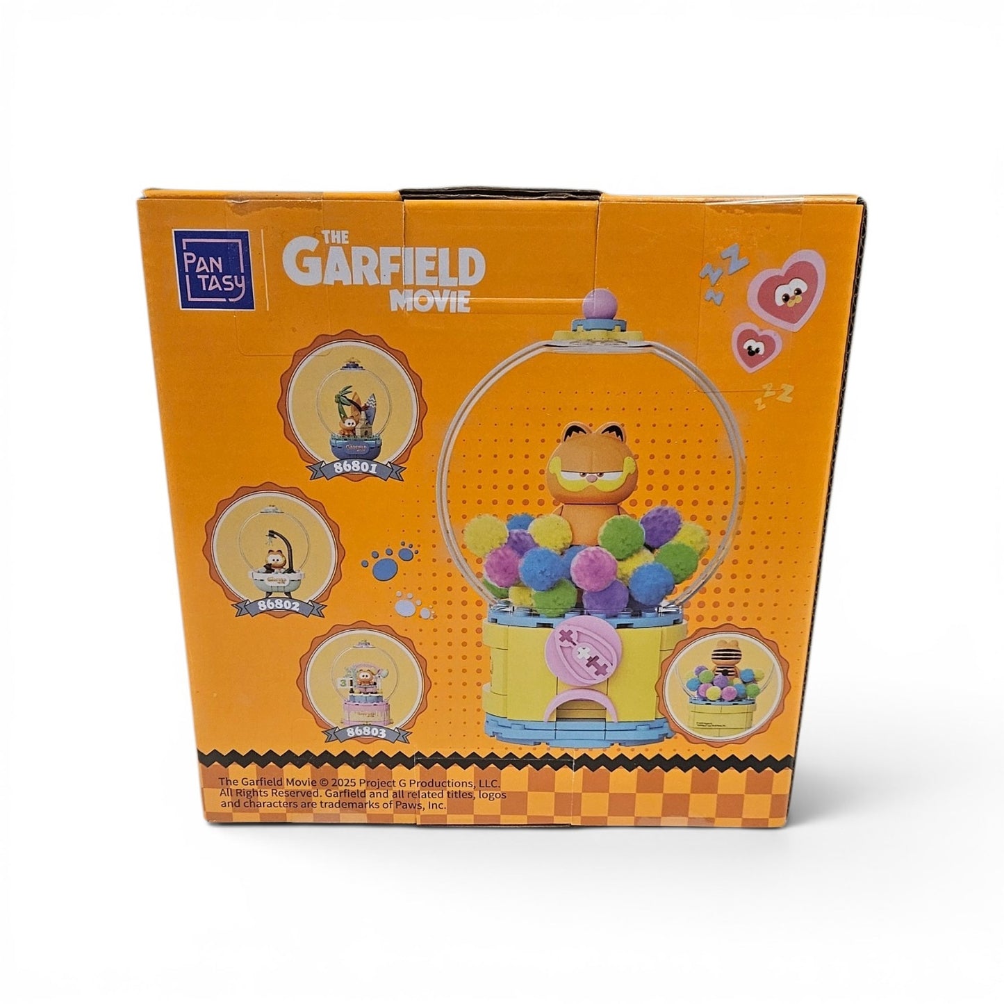 Garfield Gumball Machine 3D Bricks Puzzle