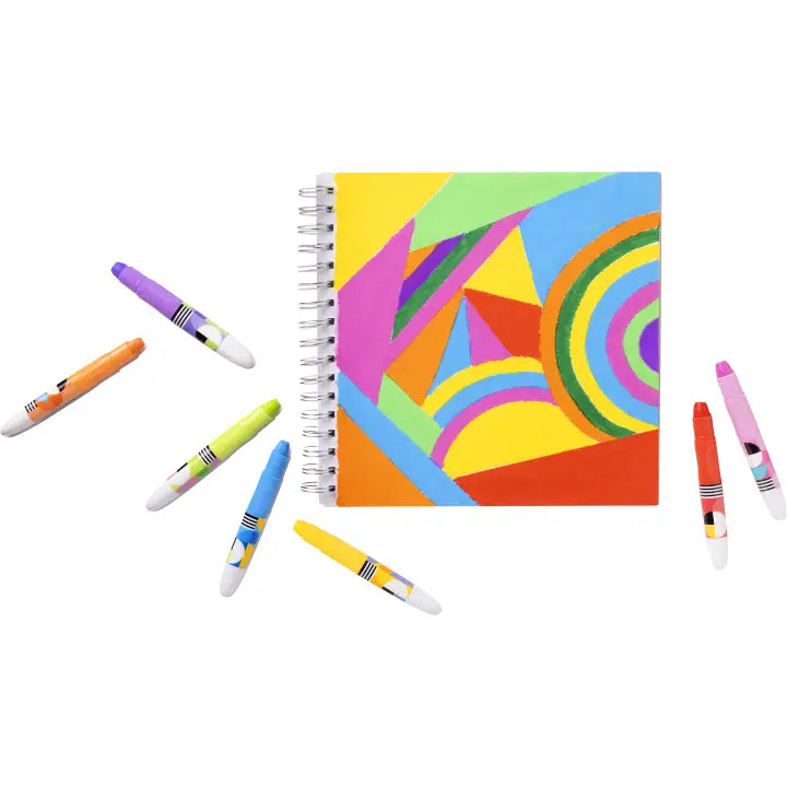 Geo Sticks Set Of 12 Bright Paint Sticks