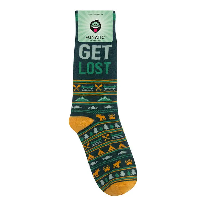 Get Lost Socks Green