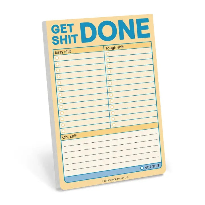 Get Shit Done Great Big Stickies Pastel