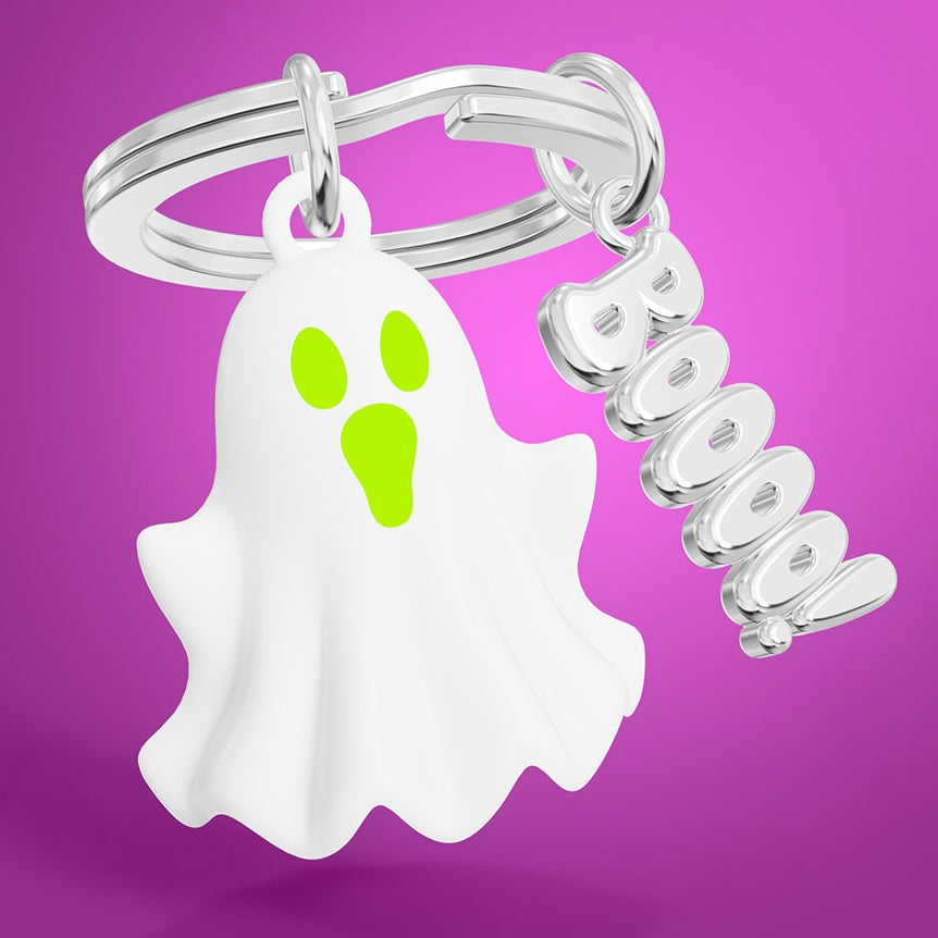 Ghost Metal Keyring