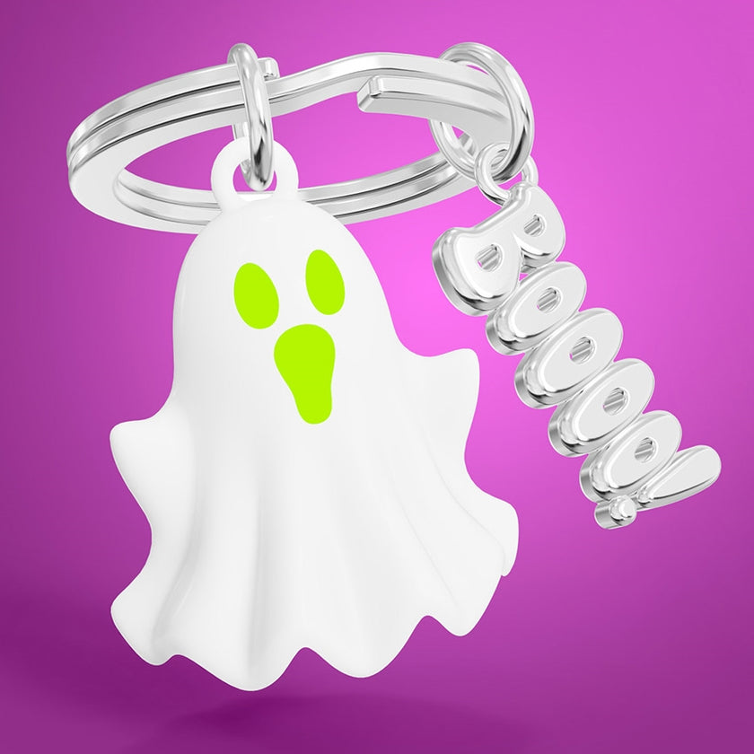 Ghost Metal Keyring