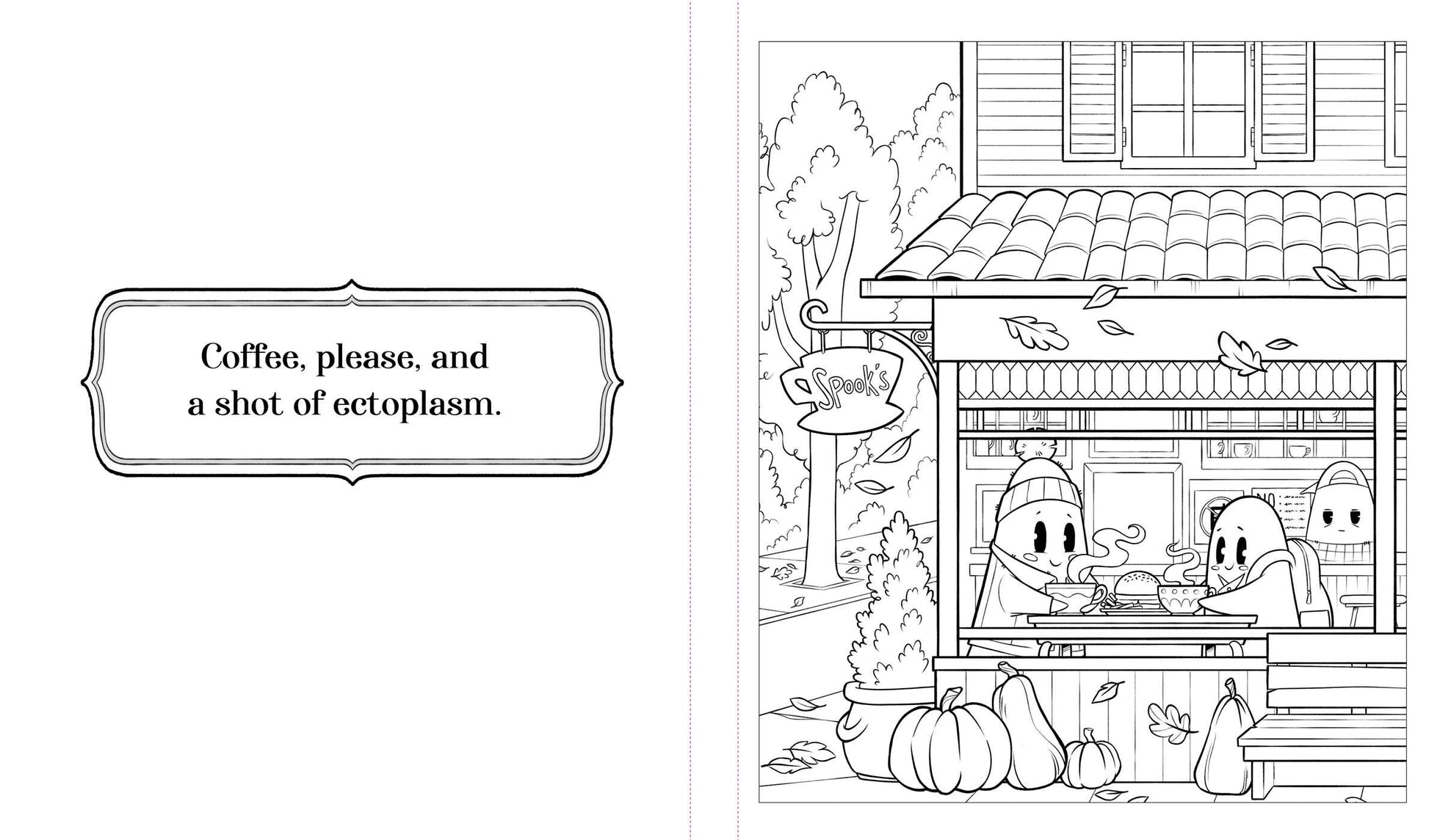 Gilmore Ghouls A Spoopy Hollow Coloring Book