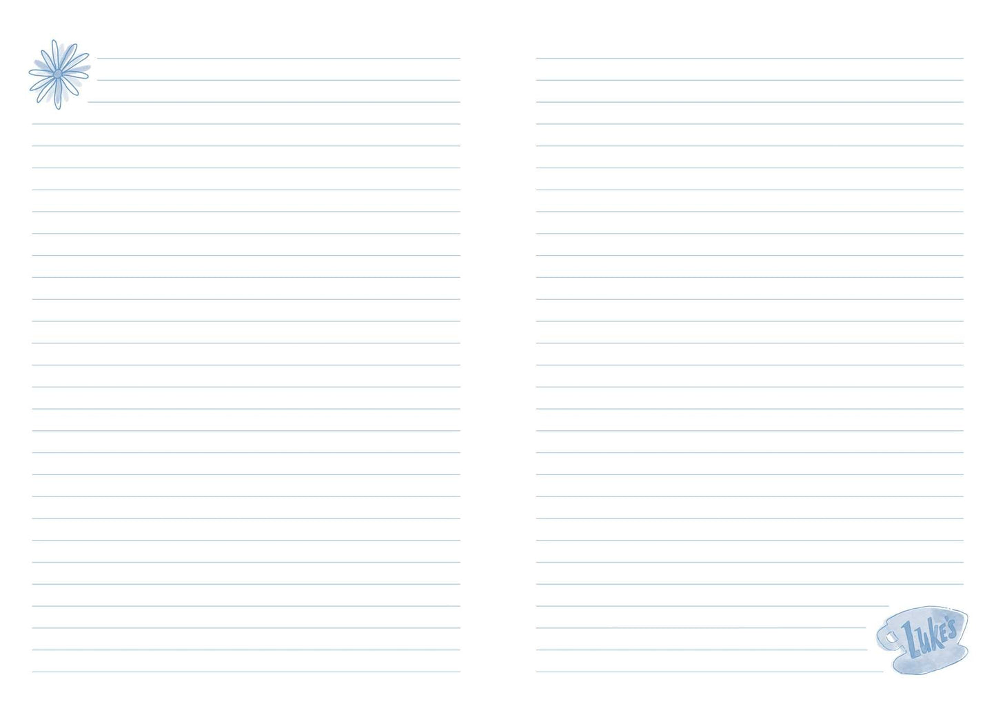 Gilmore Girls Embroidered Journal