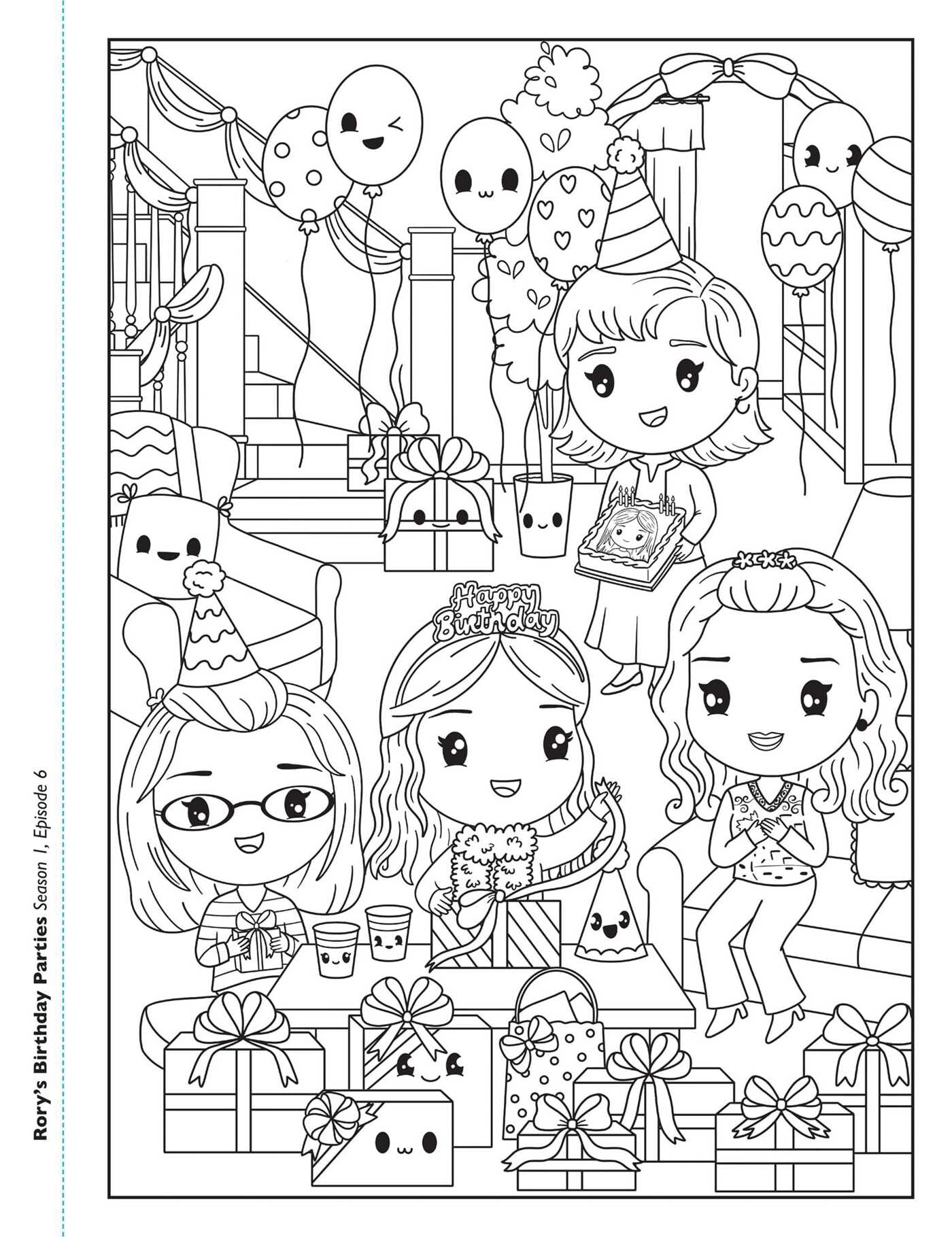 Gilmore Girls Kawaii Coloring Book