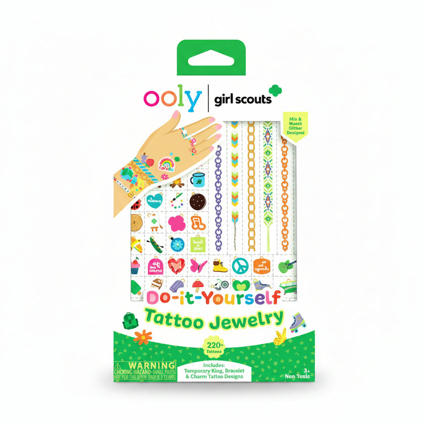 Girl Scouts DIY Tattoo Jewelry
