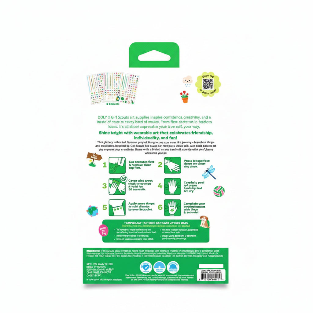 Girl Scouts DIY Tattoo Jewelry