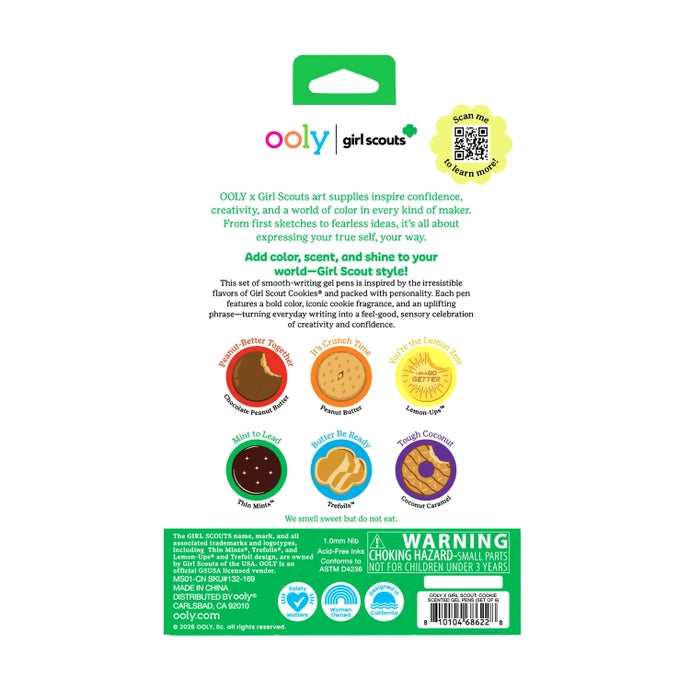 Girl Scouts Cookie Scented Gel Pens