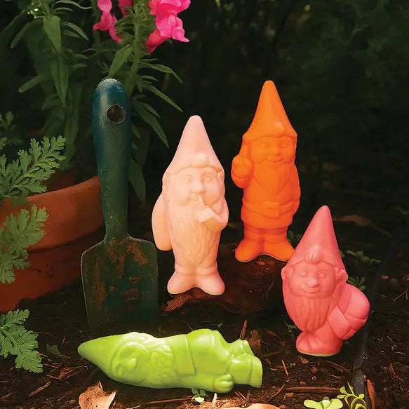 Gnome Alone Naughty Planter Gnomes Set of 4