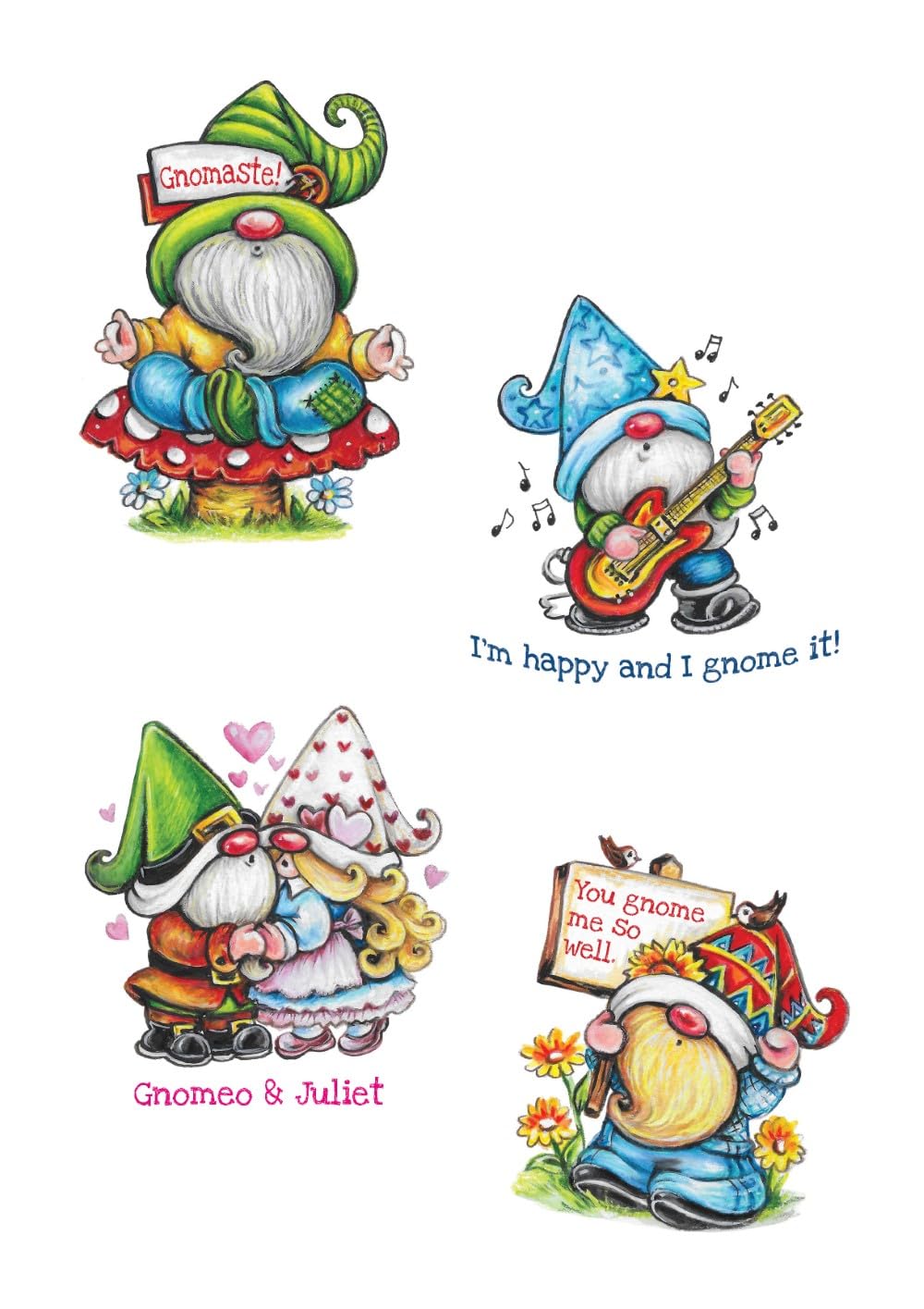 Gnome Pun Intended Stickers