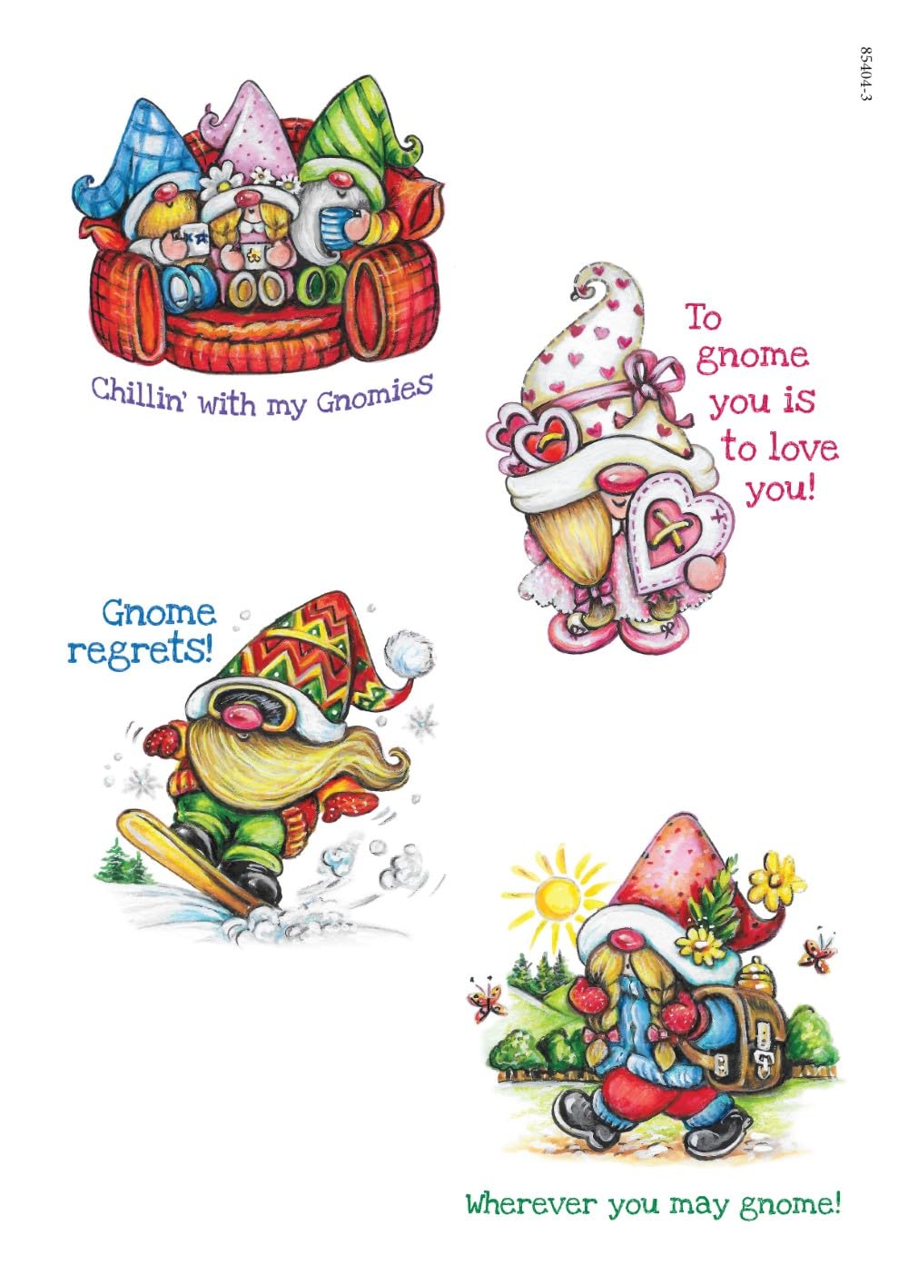 Gnome Pun Intended Stickers