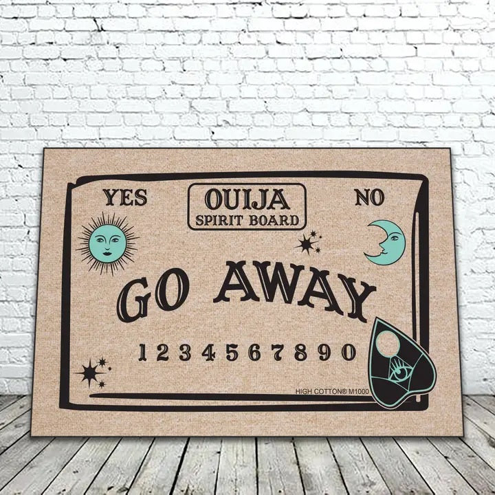 Go Away Ouija Doormat
