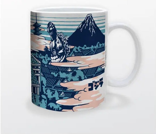 Godzilla Clouds Mug 11 oz