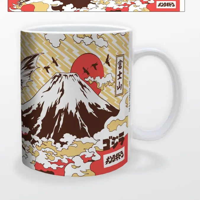 Godzilla Mt. Fuji Mug 11 oz