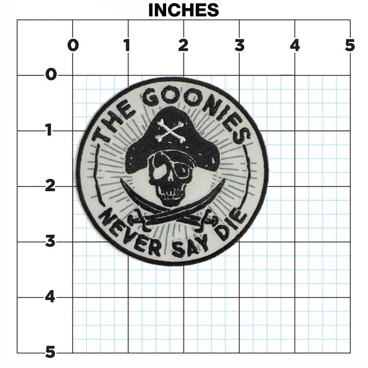 Goonies Never Say Die Iron-On Patch