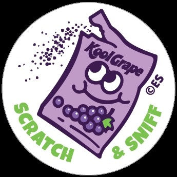 Grape Drink Scratch N' Sniff Stickers
