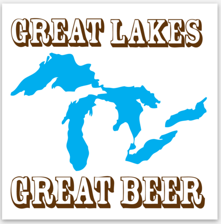 Great Lakes Beer Vinyl Sticker