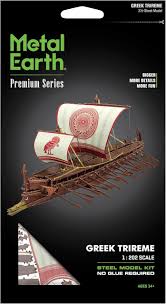 Greek Trireme Metal Model