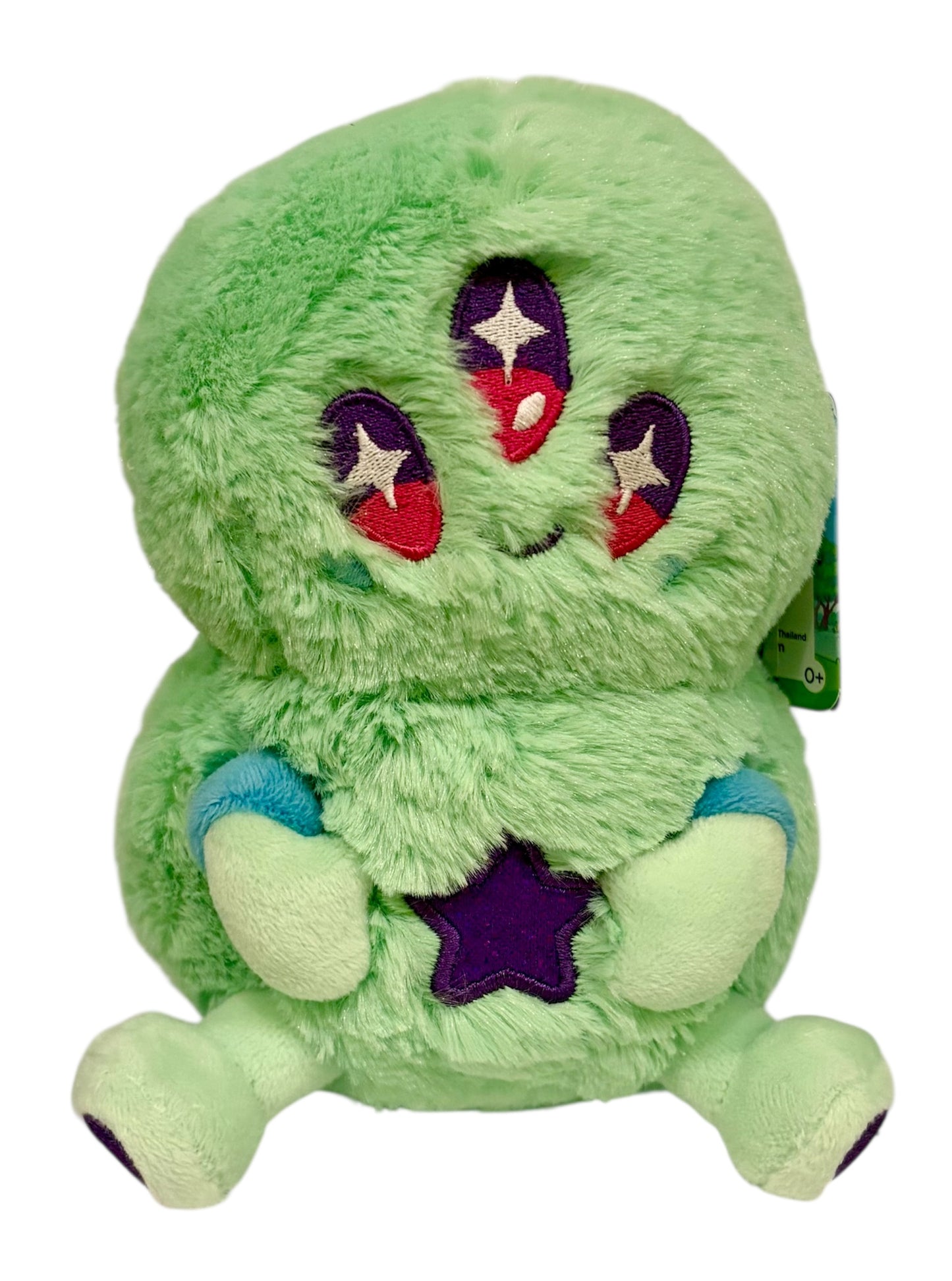 Green Alien Plush Snugglemi Snackers 6"