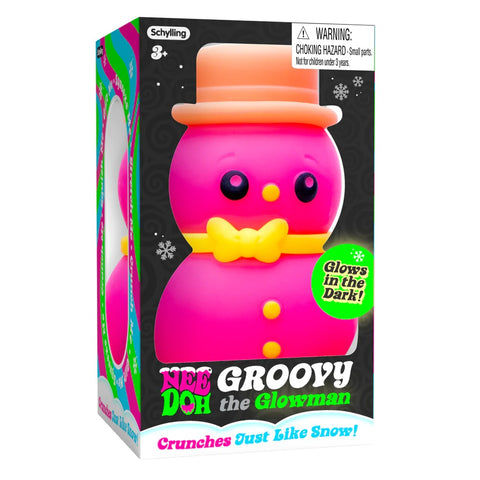 Groovy The Glowman Snowman Nee Doh Squishmas