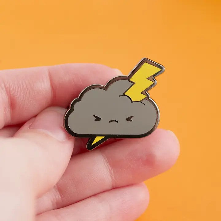 Grumble Cloud Enamel Pin