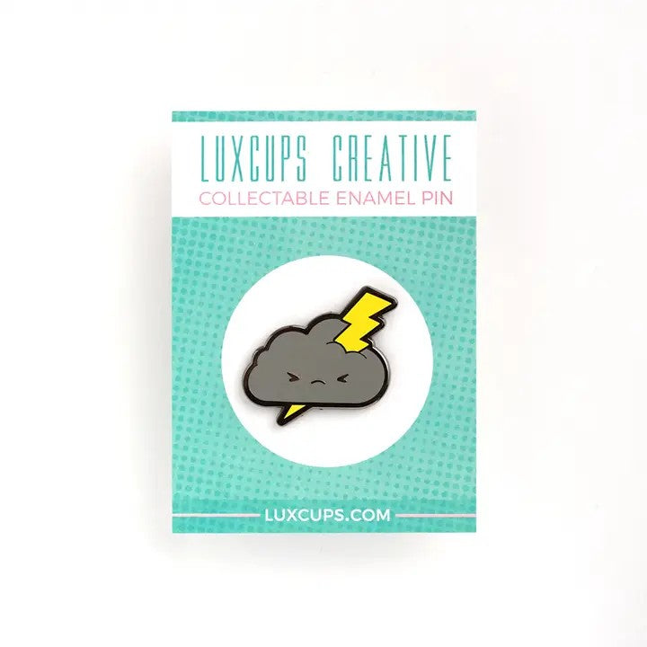 Grumble Cloud Enamel Pin