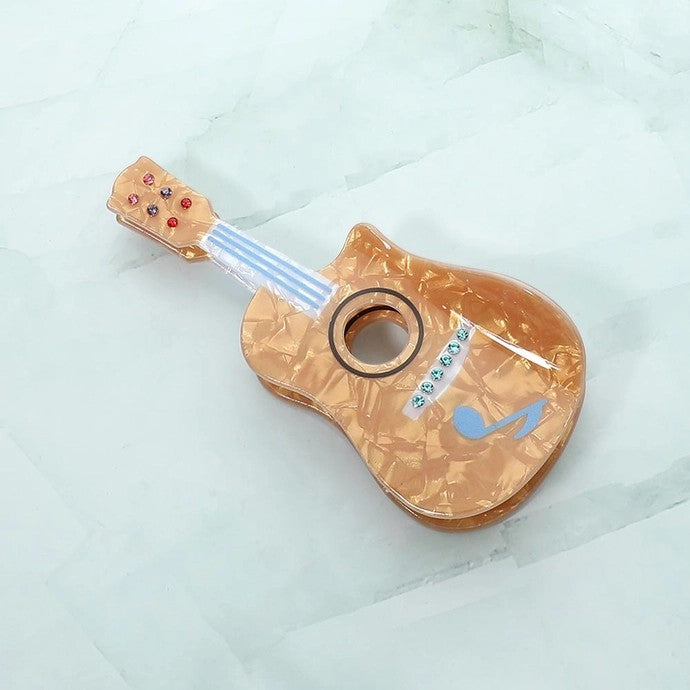 Guitar Hair Claw Clip