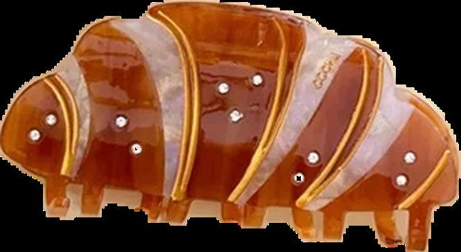 Croissant Hair Claw Clip