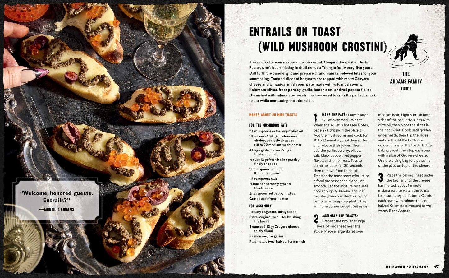 Halloween Movie Cookbook