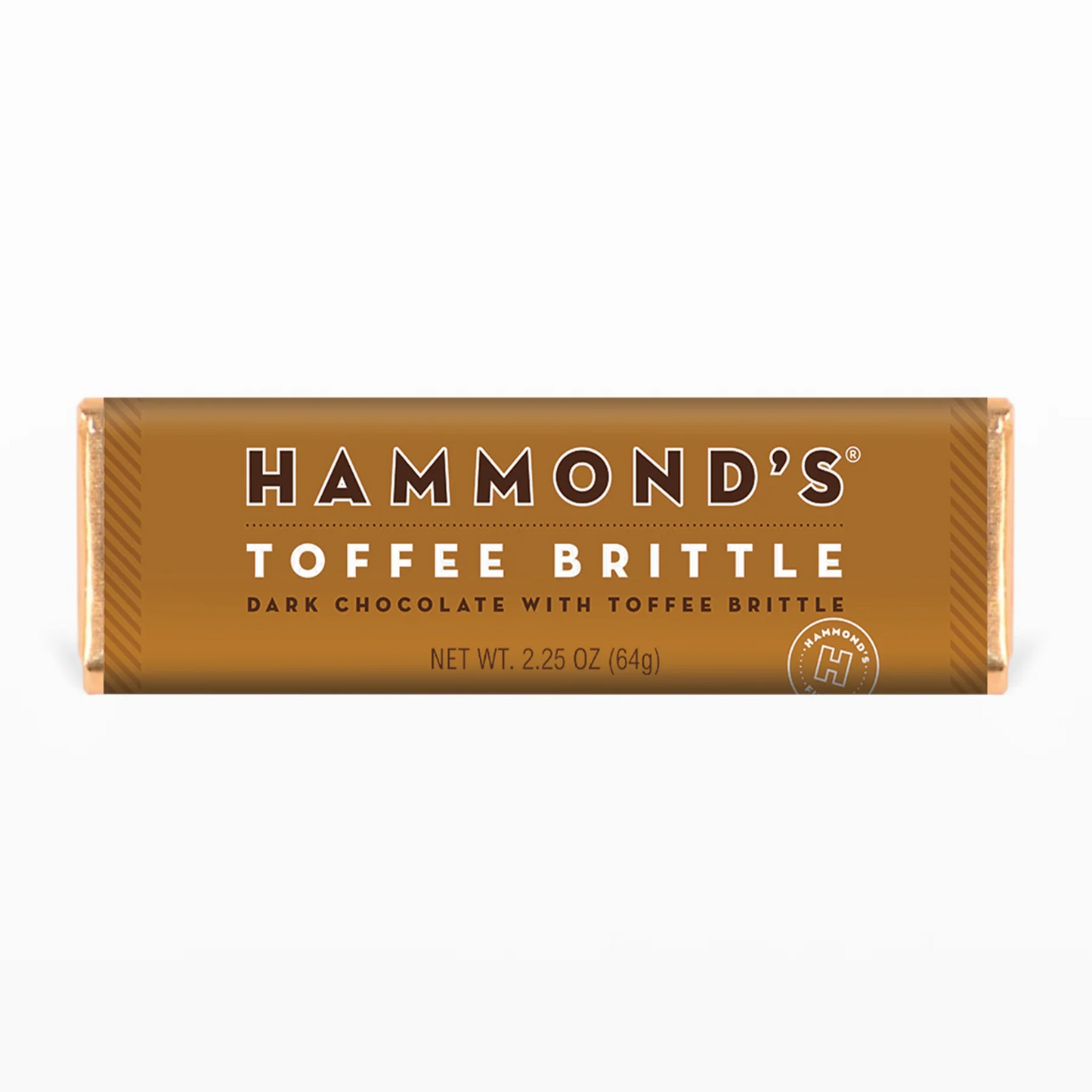 Hammond's Dark Chocolate With Toffee Brittle Bar