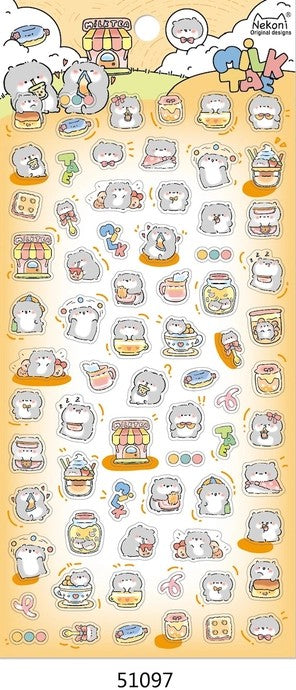 Hamster Party Nekoni Stickers