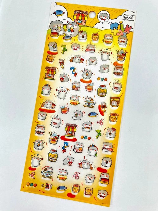 Hamster Party Nekoni Stickers