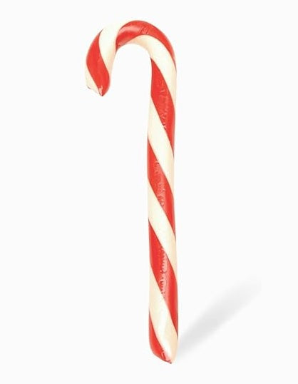 Hand Spun Jumbo Peppermint Candy Cane