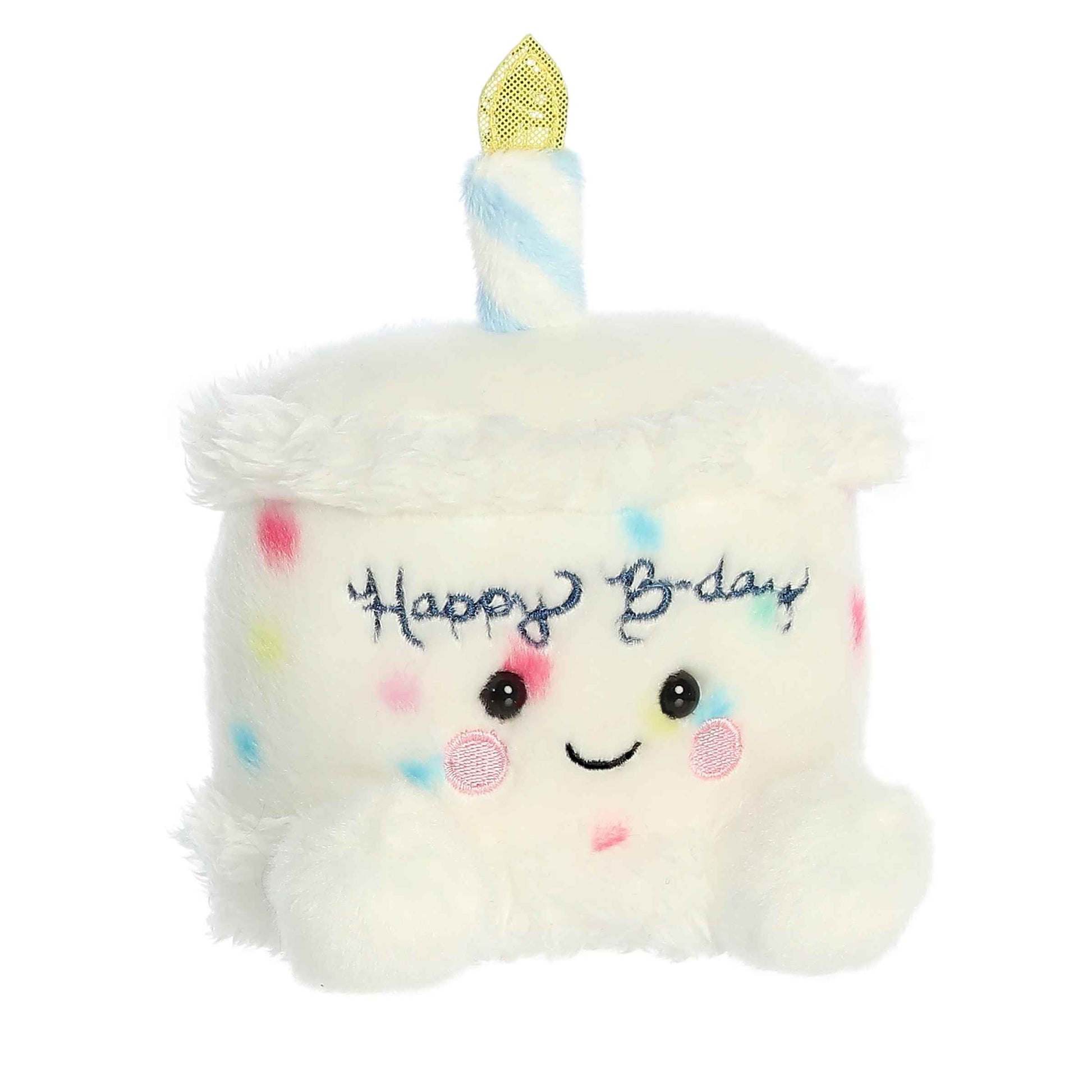 Happy B'Day Cake Palm Pals Plush 5"
