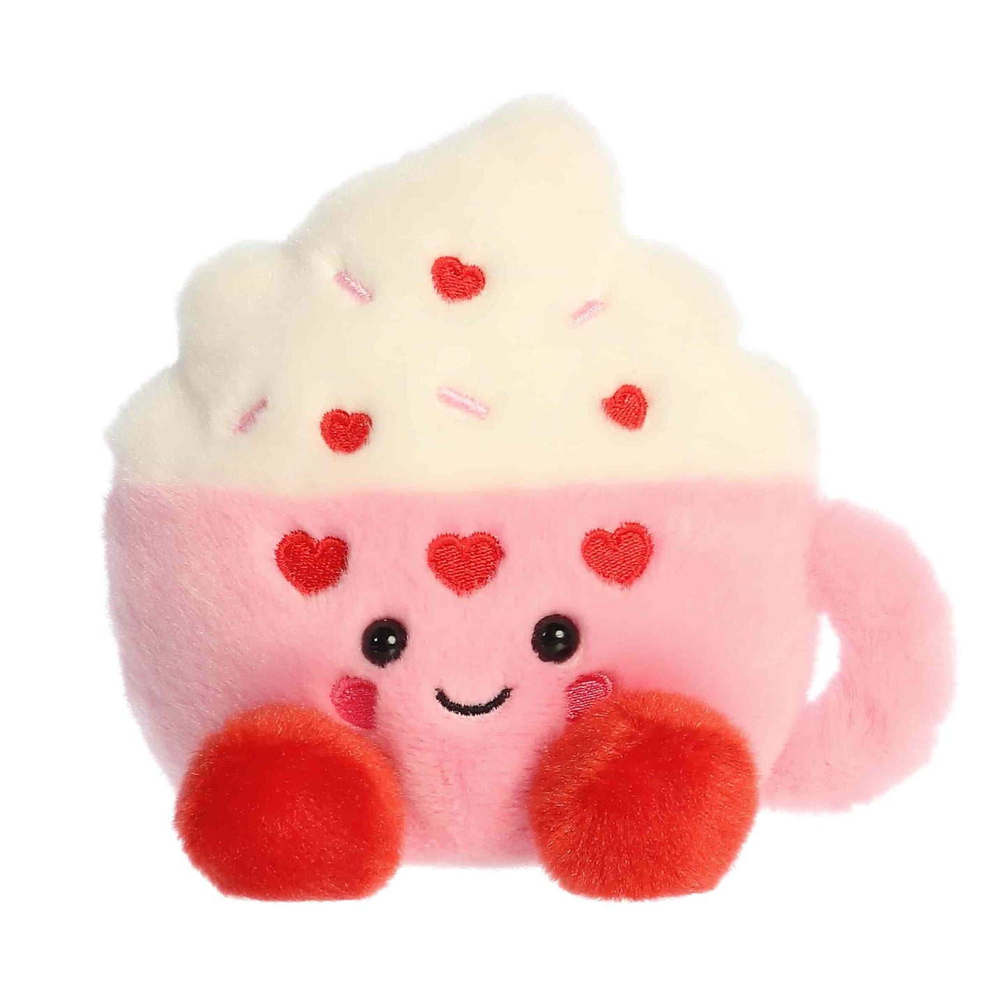Harper Heart Latte Palm Pals Plush 5"