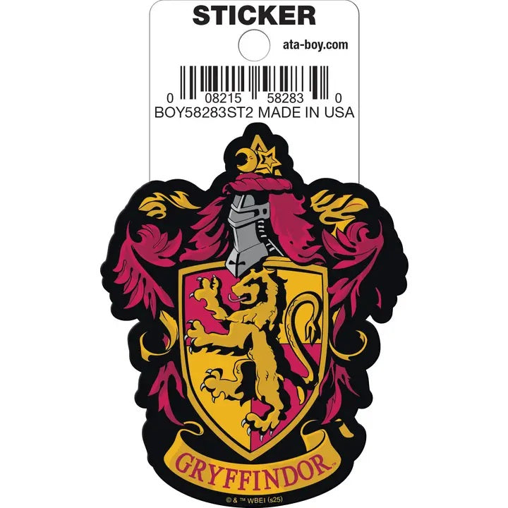 Harry Potter Gryffindor Crest Die Cut Sticker