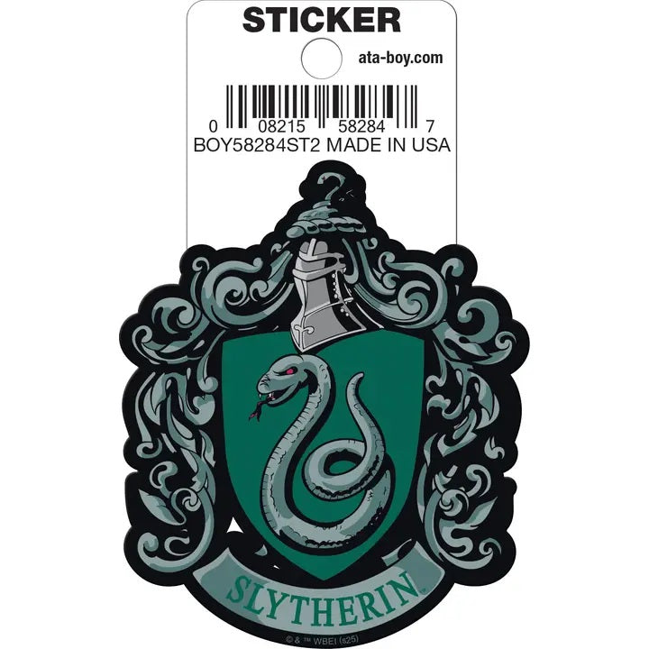 Harry Potter Slytherin Crest Die Cut Sticker