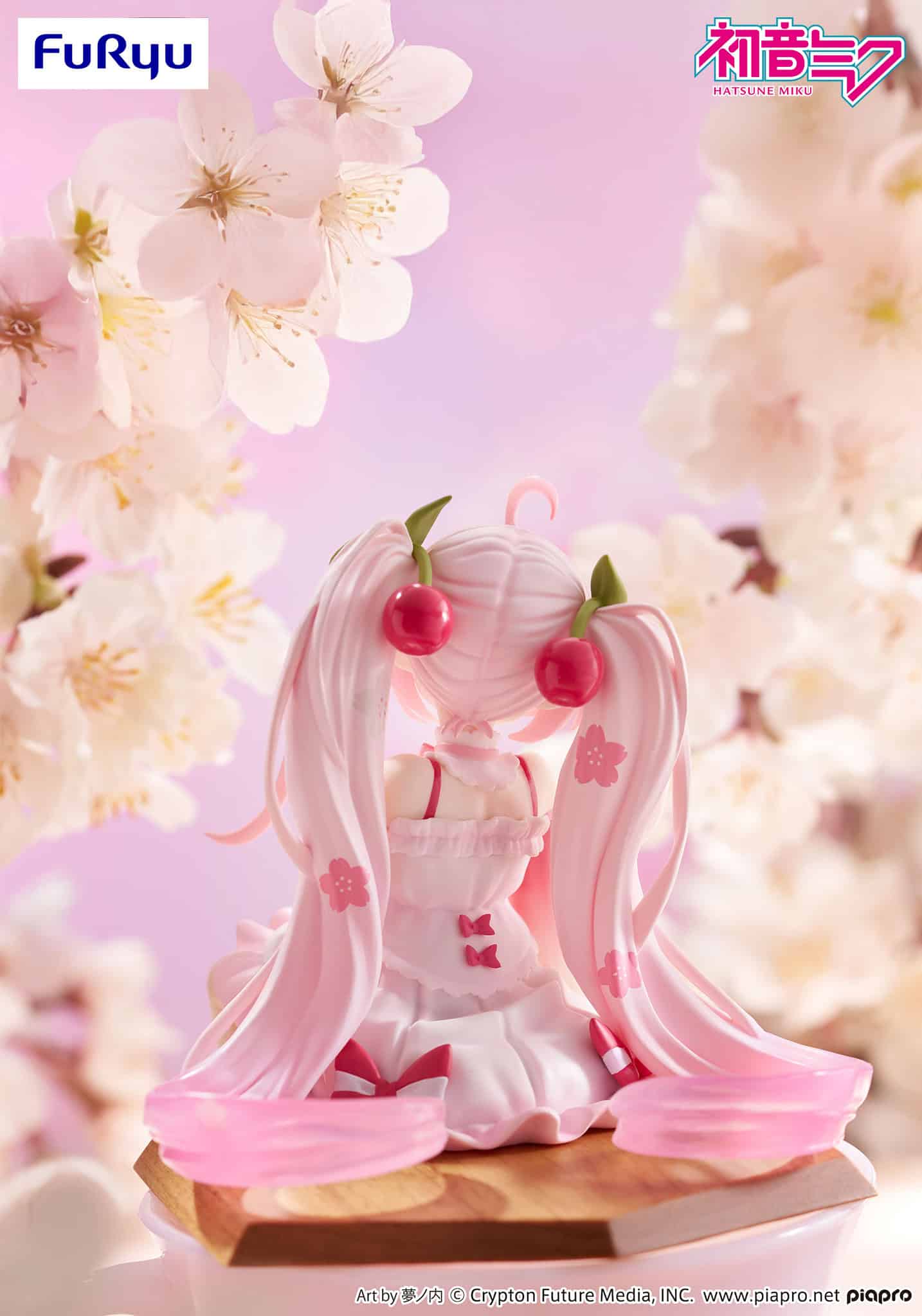 Hatsune Miku Noodle Stopper Figure Sakura Wink Version